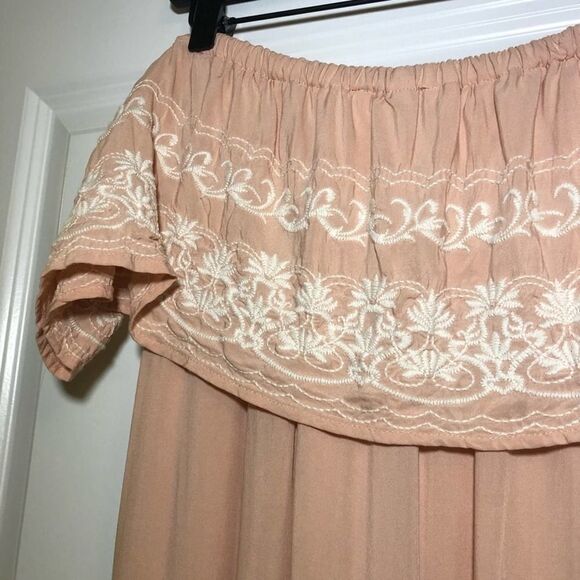 Love Tree Blush Pink Rayon Dress M - Picture 8 of 8